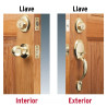 ‣ Jaladera y perilla Berna llave-llave, LB... | Hermex Basic