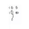 ‣ Jaladera y perilla Berna llave-llave, cromo mate... | Hermex Basic