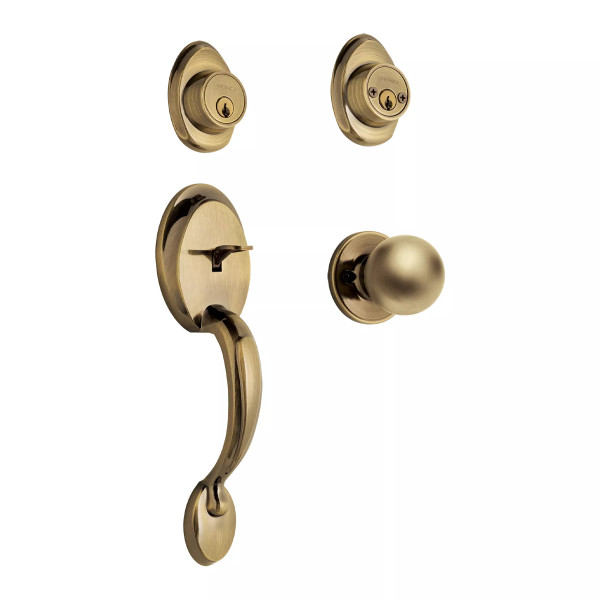 ‣ Jaladera y perilla Berna llave-llave LA... | Hermex Basic