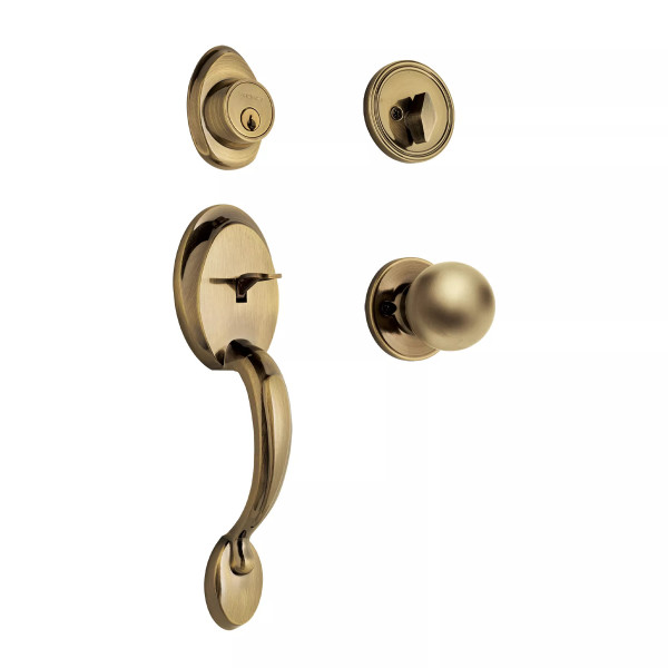 ‣ Jaladera y perilla Berna llave-mariposa, LA | Hermex Basic