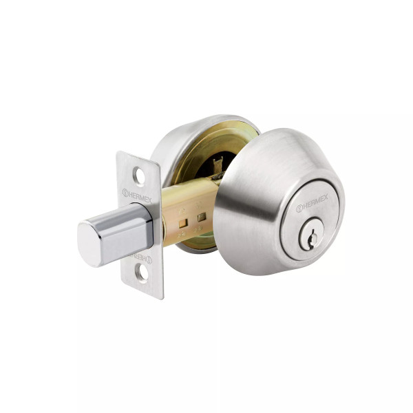 ‣ Cerrojo llave-llave cromo mate HERMEX | Hermex Basic