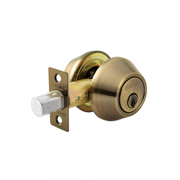 ‣ Cerrojo llave-llave cromo mate HERMEX | Hermex Basic