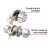 ‣ Combo cerraduras llave-llave cromo HERMEX... | Hermex Basic