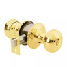 ‣ Cerradura oval baño latón brillante HERMEX | Hermex