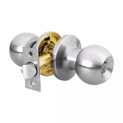 ‣ Cerradura esfera tubular entrada cromo | Hermex Basic