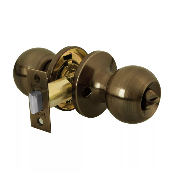 ‣ Cerradura tipo esfera y tubular, baño antiguo | Hermex Basic