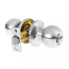‣ Cerradura esfera tubular baño cromo HERMEX BASIC | Hermex Basic