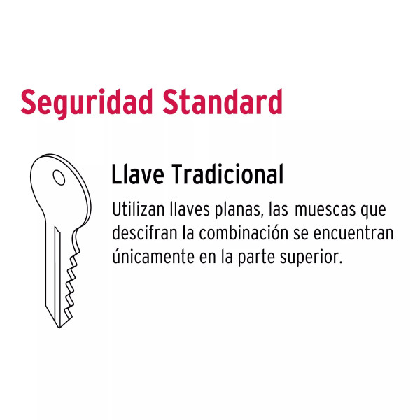 ‣ Cerradura sobreponer izq instala-fácil, HERMEX BASIC | Hermex Basic