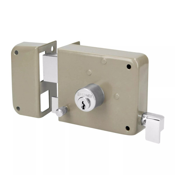 ‣ Cerradura sobreponer izq instala-fácil, BASIC | Hermex Basic
