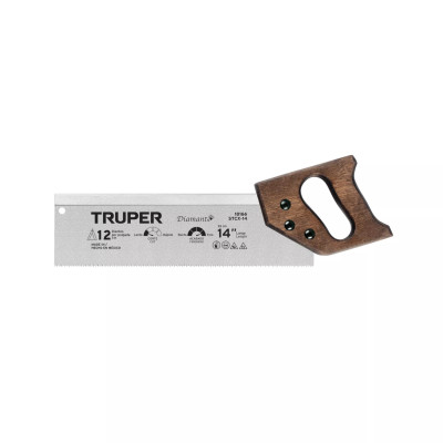 Serrucho De Costilla 14' Diamante, 9 Dpp, Truper | Serruchos, Hachas, Machetes y Similares