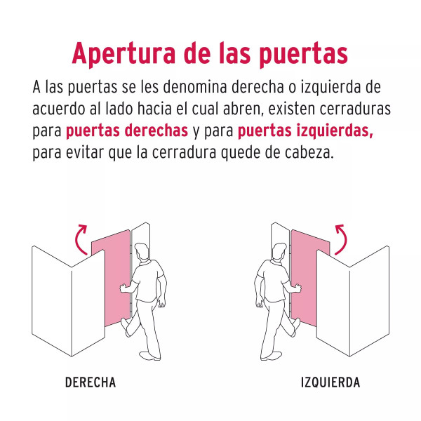 ‣ Cerradura sobreponer der instala-fácil, llave tetra... | Hermex