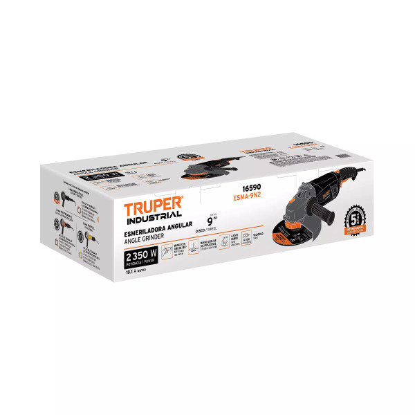 Pulidora Esmeriladora Angular 9' 2350 W, Industrial | Pulidoras / Esmeriles
