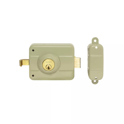 ‣ Cerradura sobreponer der 2 barras clásica, llave... | Hermex