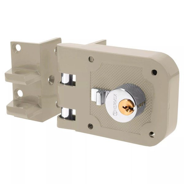 ‣ Cerradura sobreponer para puerta corrediza, instala-fácil | Hermex