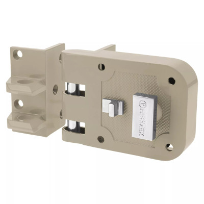 ‣ Cerradura mariposa para puerta corrediza izquierda | Hermex