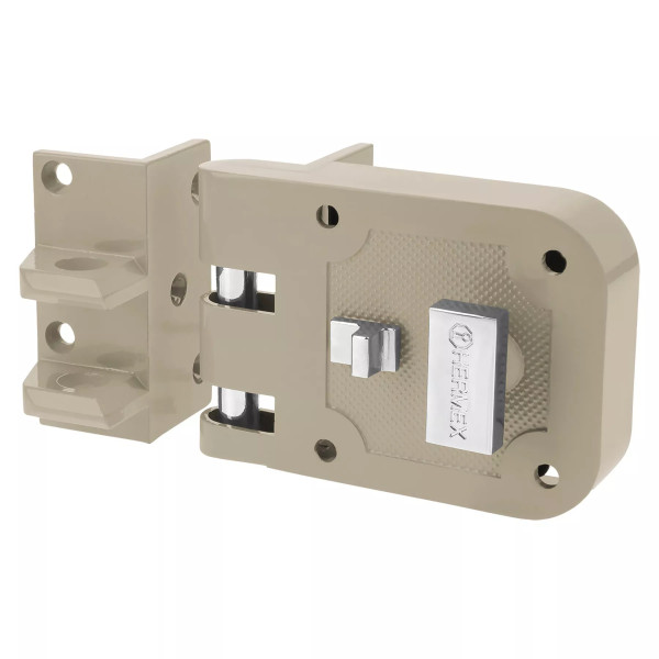 ‣ Cerradura mariposa para puerta corrediza izquierda | Hermex