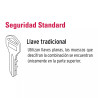 ‣ Cerradura electromecánica sin botón, izq. | Hermex