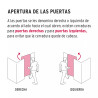 ‣ Cerradura electromecánica sin botón, izq. | Hermex