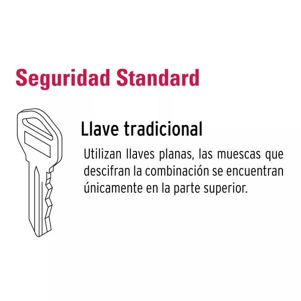 ‣ Cerradura electromecánica con botón, izq. | Hermex
