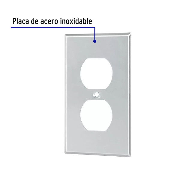 ‣ Placa de acero inoxidable dúplex... | Volteck