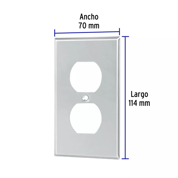 ‣ Placa de acero inoxidable dúplex... | Volteck