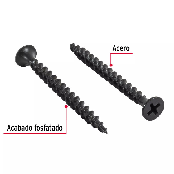 ‣ Blíster 10 pijas multiusos No.8 x 2" | Fiero