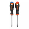 Dúo De Desarmadores 1/4' X 4' Mango Comfort Grip, Truper | Desarmadores, atornilladores y similares