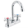 ‣ Mezcladora 4" para lavabo, cuello bar | Foset