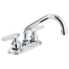 ‣ Mezcladora 4" lavabo, cuello tubular, manerales... | Foset
