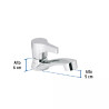 ‣ Llave lavabo ABS palanca BASIC | Foset
