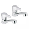 ‣ Juego llaves lavabo ABS palanca BASIC | Foset
