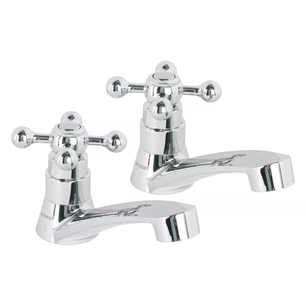 ‣ Juego llaves lavabo BASIC, ABS, cruceta | Foset