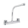 ‣ Mezcladora 8" fregadero cromo cuello cobra BASIC | Foset