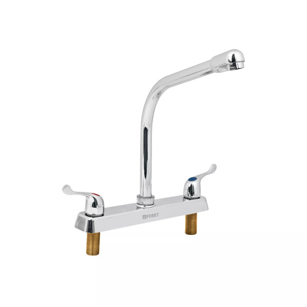 ‣ Mezcladora 8" fregadero cromo cu... | Foset