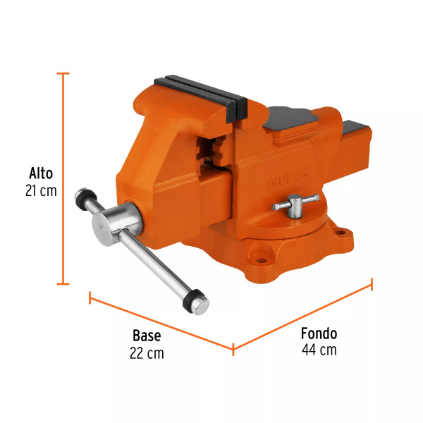 Tornillo De Banco 5' Uso Industrial De Hierro Nodular | Herramientas Manuales