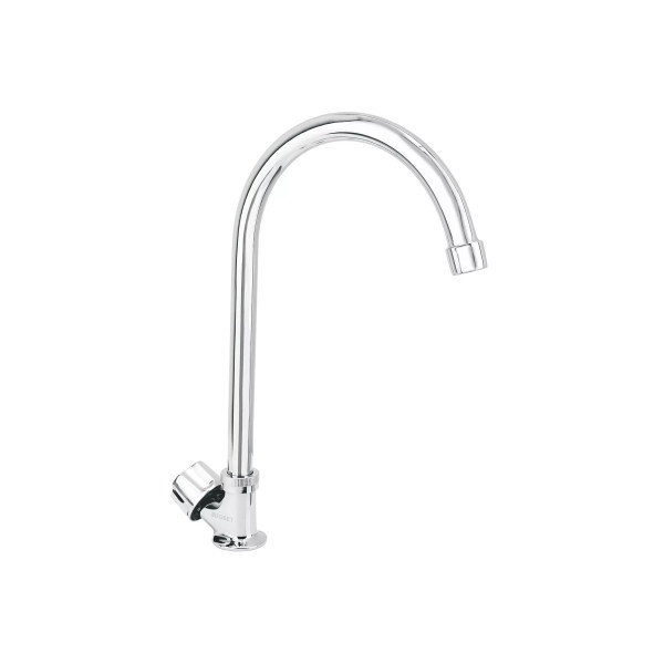 ‣ Llave fregadero cuello curvo hexagonal BASIC | Foset