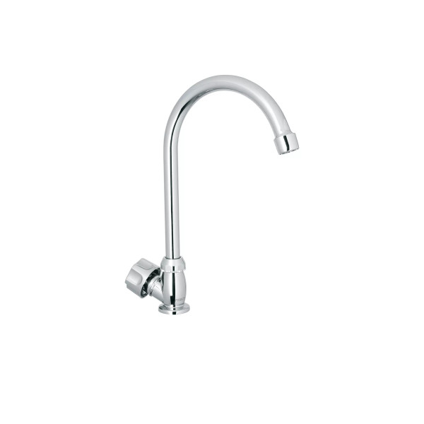 ‣ Llave fregadero ABS cuello curvo hexagonal BASIC | Foset