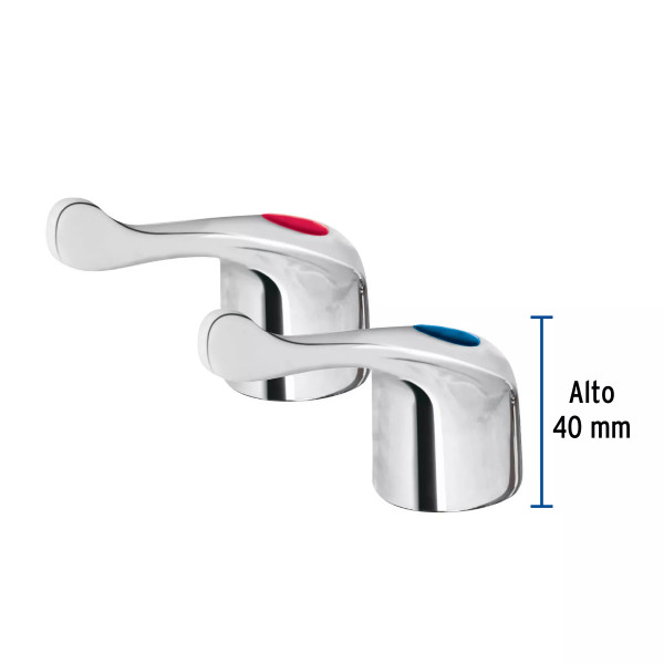 ‣ Juego de manerales de palanca p/lavfregadero, Basic... | Foset