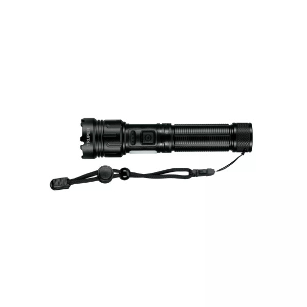 Linterna LED recargable c/luz de emergencia, 410 lm, Truper