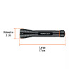 Linterna de aluminio LED Cree 235 lm con 2 pilas AA, Truper