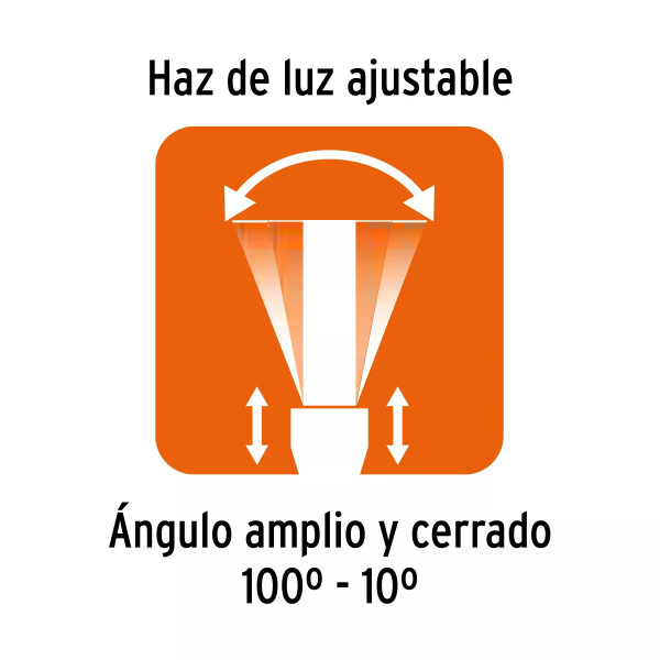 Linterna LED recargable, de aluminio, 500 lm, TRUPER EXPERT