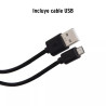 Linterna plástica de LED 300 lm, recargable, TRUPER