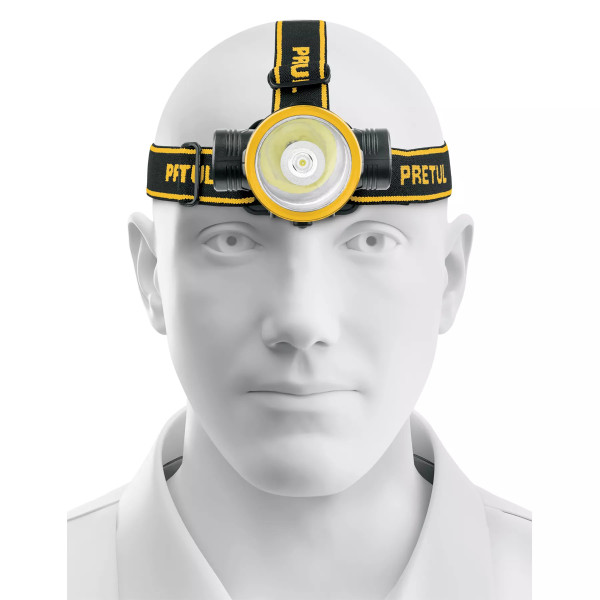 Linterna de minero LED 95 lm, recargable, PRETUL