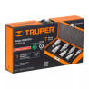 ‣ Juego de 7 dados 1/2" punta hex std, estuche metálico | Truper