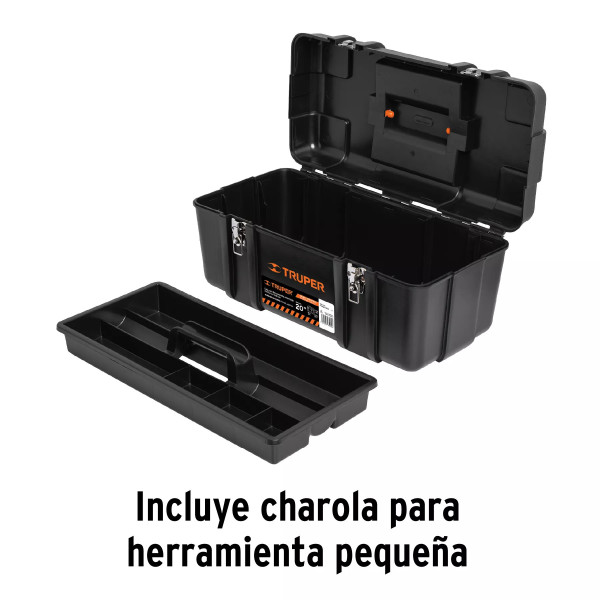 Caja para herramienta de 20" industrial, broches metálicos