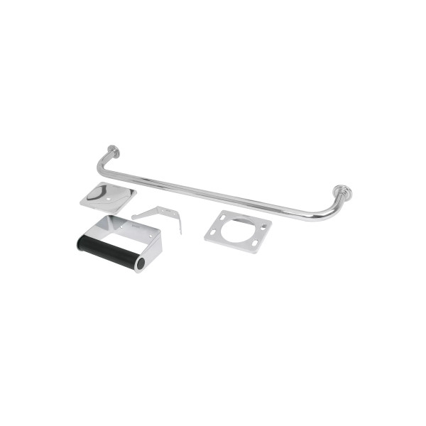 Juego de 5 accesorios para baño, acero inoxidable, BASIC