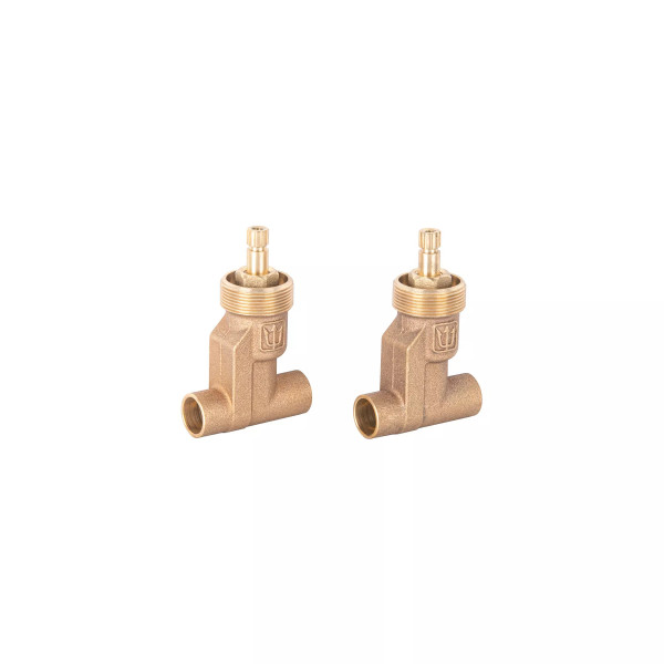 Juego llaves empotrar soldables, compresión, s/maneral FOSET