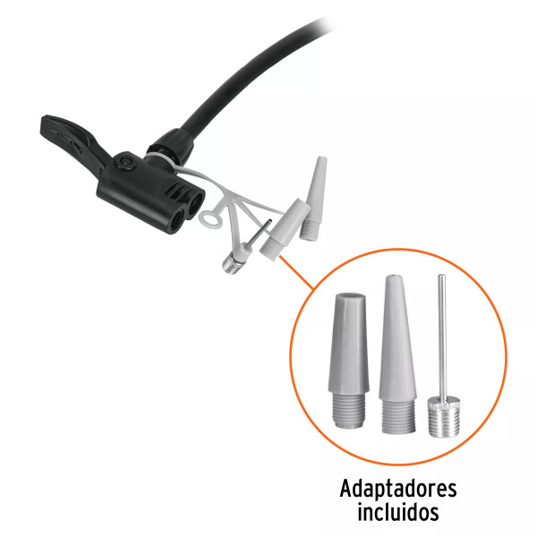 Bomba Manual Para Inflar, 100 Psi, Truper | Herramientas Manuales