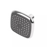 Regadera cuadrada de ABS 3-3/4" sin brazo, FOSET BASIC