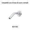 Regadera redonda de ABS 4-1/4" sin brazo, FOSET BASIC